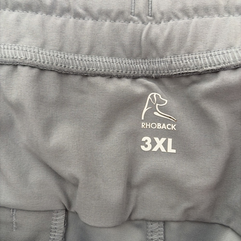 Rhoback Men's Sz 3XL Delta Performance Joggers The Marathons‎ Solid Thunder Grey - Picture 3 of 8